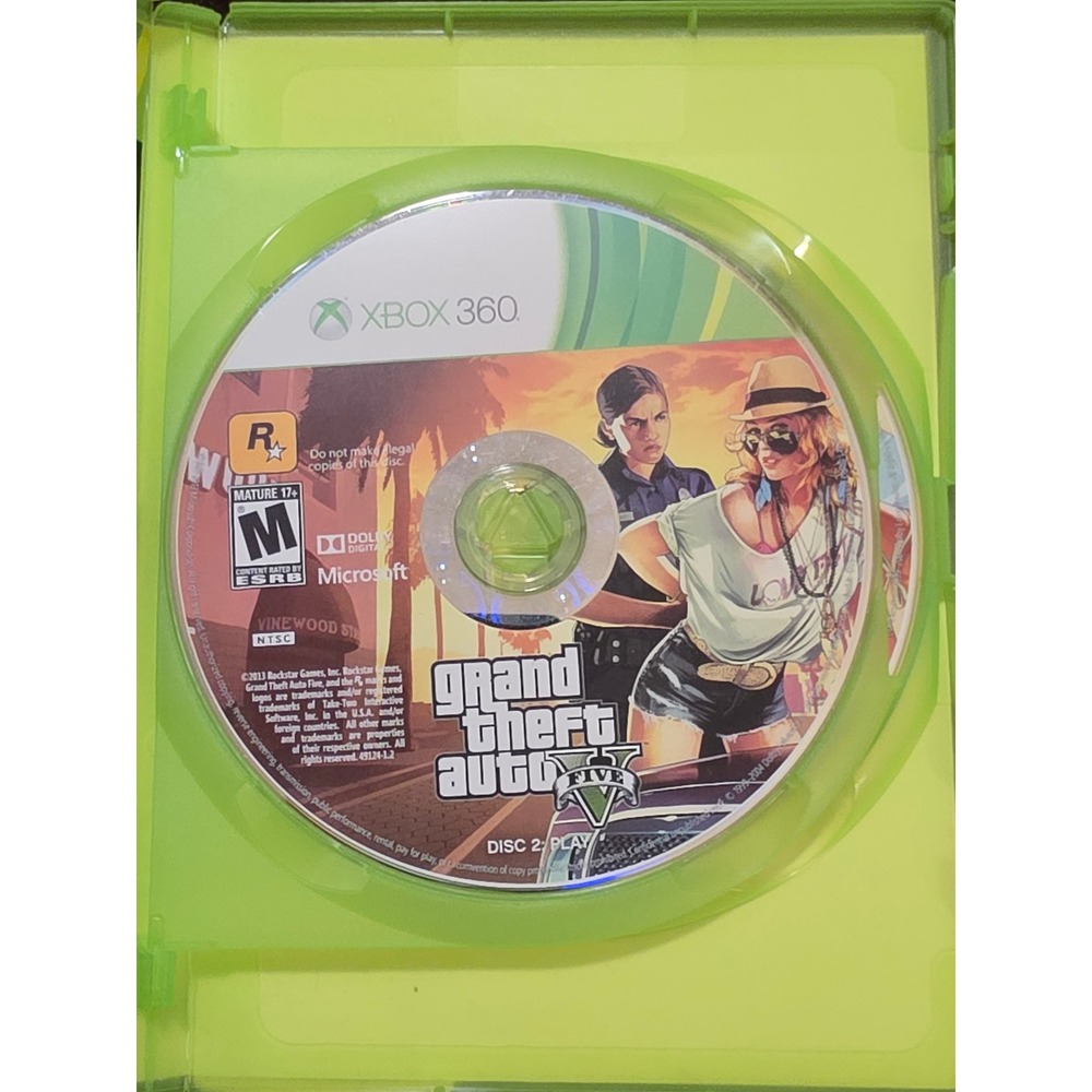 Rockstar Grand Theft Auto V Xbox 360 Standard Multicolor Fair 49124-3